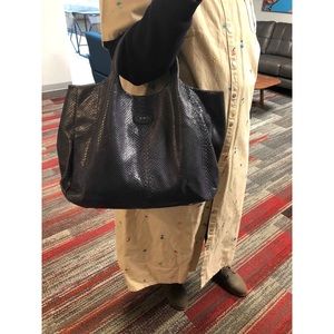 Tod’s Blue/Gray Reptile Hobo Bag